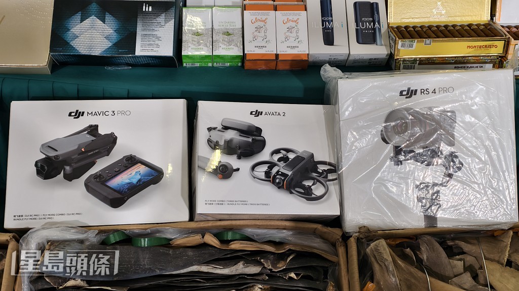 海關展示證物。徐裕民攝 海關展示證物。徐裕民攝