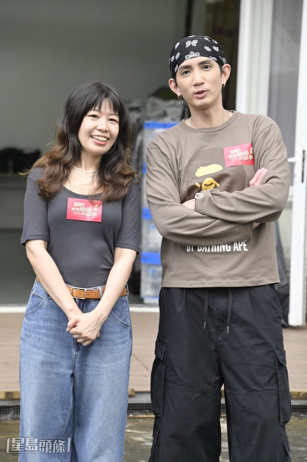 阮韻珊（左）表示，最初收到開拍電影的消息時，以為是網上騙案，直至去到華仔的寫字樓，見到真人才確定是真有其事。