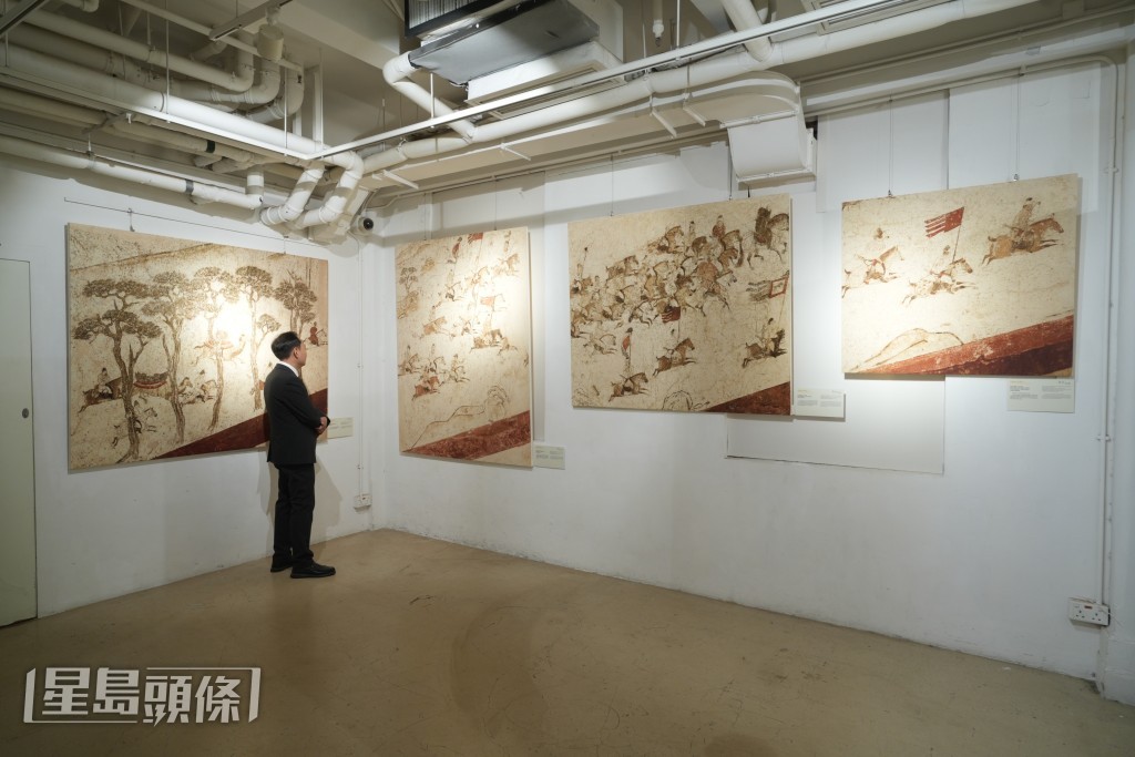 香港艺穗会“盛世壁藏－唐代壁画文化特展之遇见唐朝”。刘骏轩摄