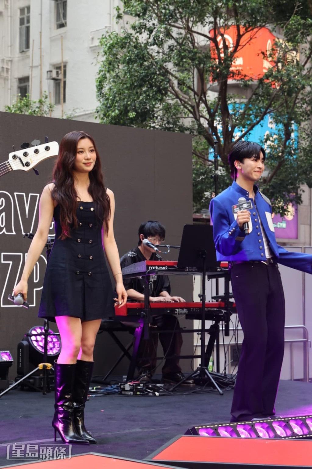 Candy、Dave合唱。