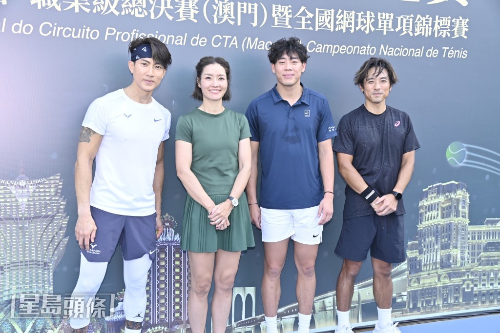 李娜夥拍吳尊以迎戰黃澤林與林德信。