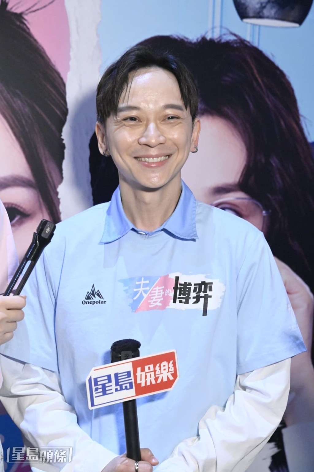 鄧智堅表示曾教導郭柏妍演戲,大讚對方進步好多。 鄧智堅表示曾教導郭柏妍演戲,大讚對方進步好多。