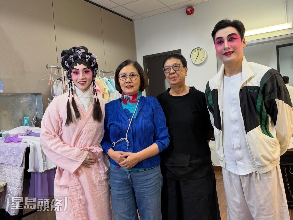 阿姐一直非常支持新一代粵劇小生花旦。