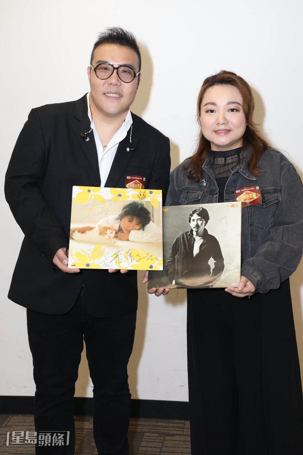 劉洋好開心見到阿Lam、Sally。