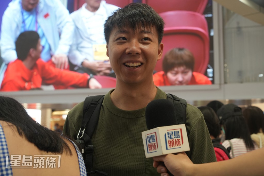 Sammy形容派發消費券是一個「suprise」。吳艷玲攝