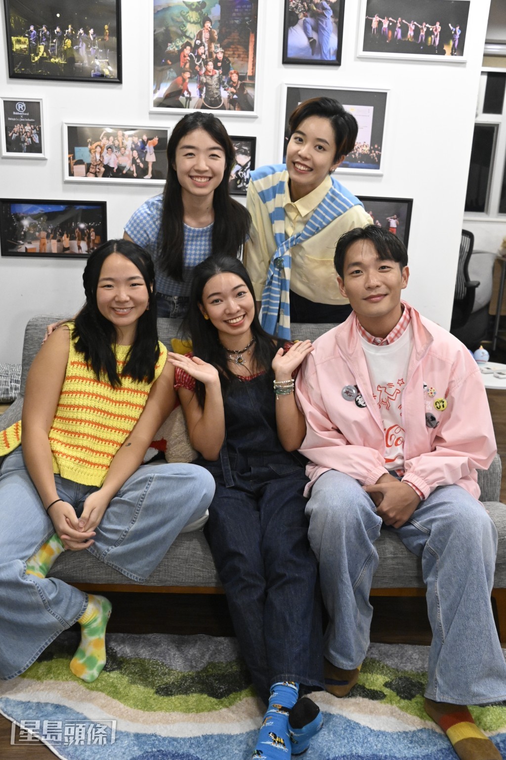「半肥瘦」其中5位成員Tiffany、Yuki、Stephanie、Bean及Andrew接受訪問。