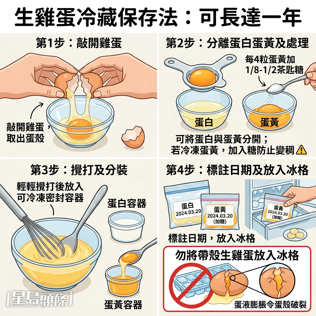 生鸡蛋可保存长达一年? 生鸡蛋可保存长达一年?