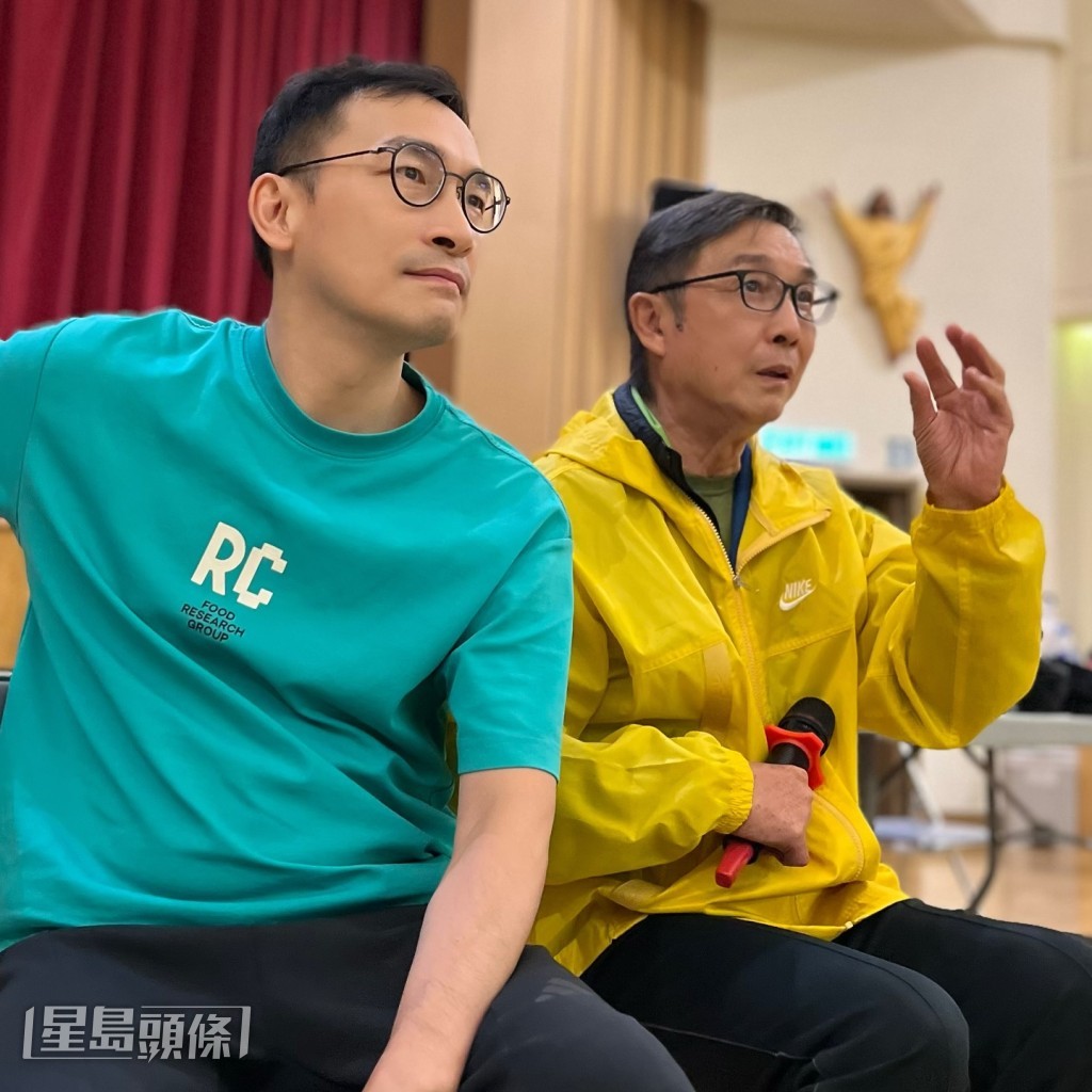 泰臣喜獲松哥認同,表示定必使出渾身解數。 泰臣喜獲松哥認同,表示定必使出渾身解數。