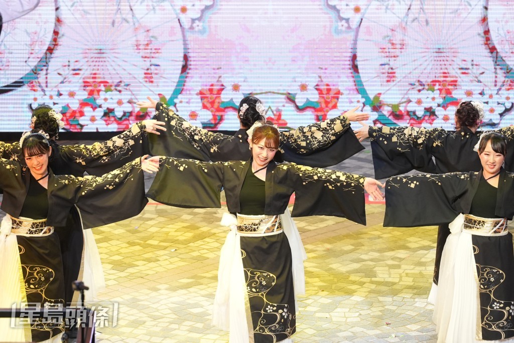 日本表演團隊。劉駿軒攝 日本表演團隊。劉駿軒攝