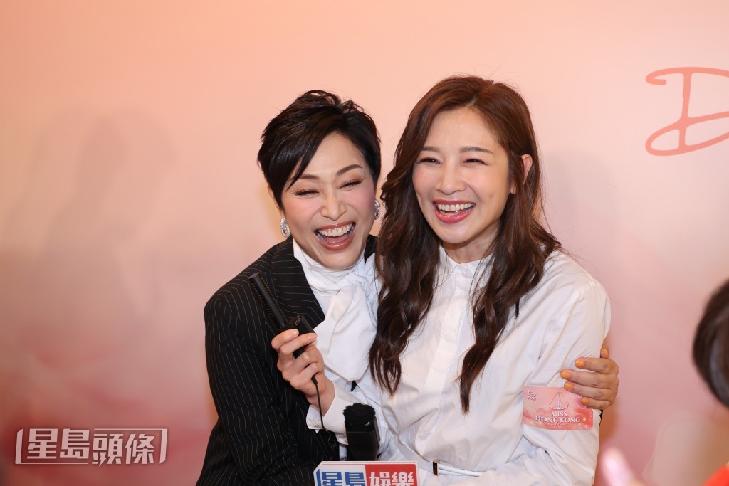 陳法蓉、麥美恩好開心！