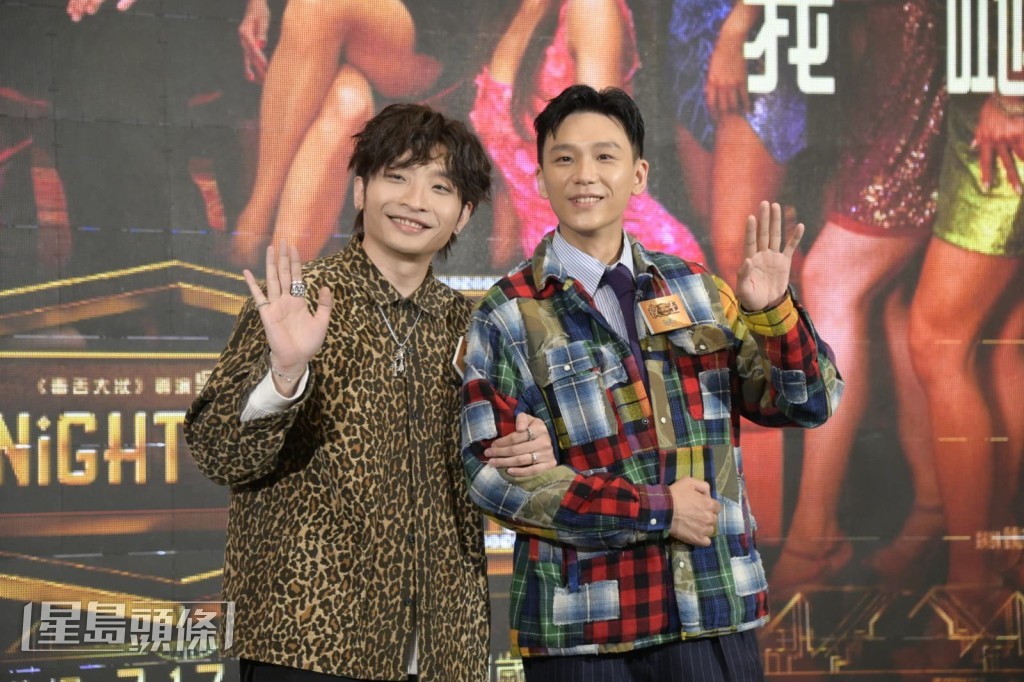 Dee與盧鎮業出席電影《夜王》衝擊1億票房答謝會。 Dee與盧鎮業出席電影《夜王》衝擊1億票房答謝會。