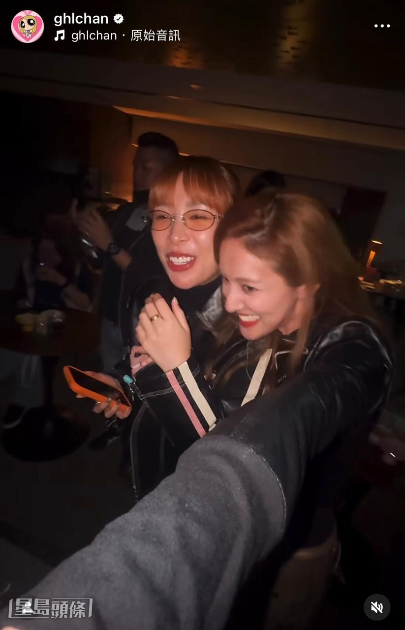 陳凱琳亦有去捧場。