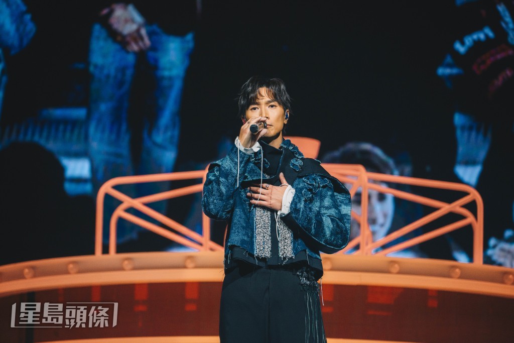 陳柏宇昨晚舉行尾場演出。 陳柏宇昨晚舉行尾場演出。