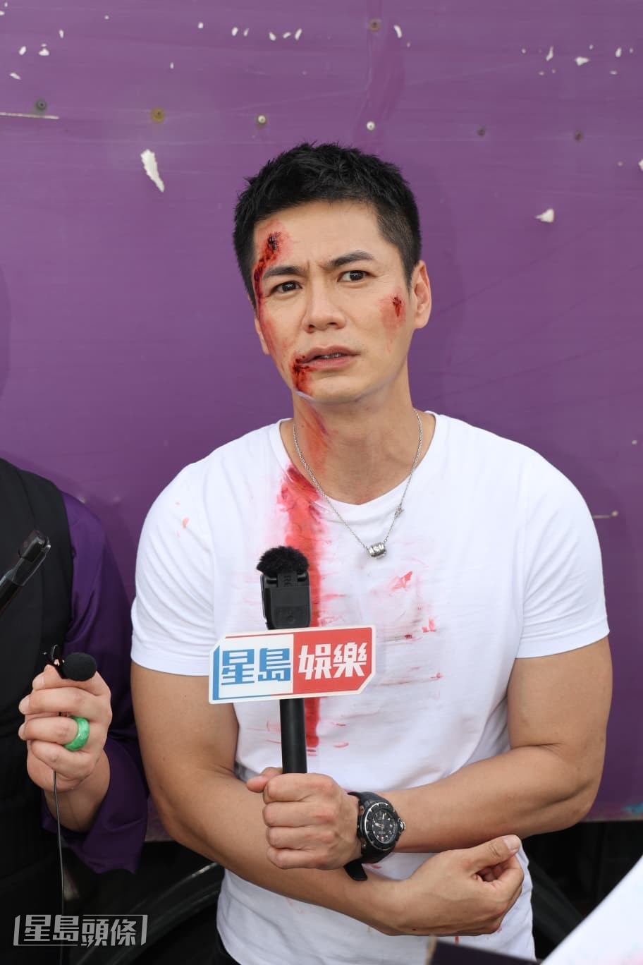 羅子溢則指家中最大膽是太太楊茜堯。