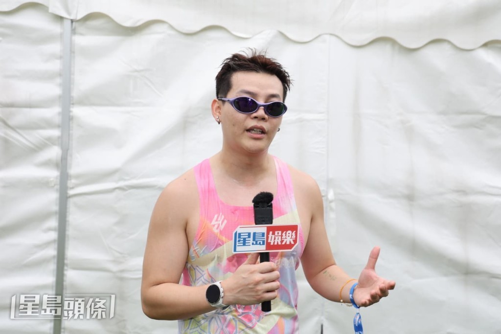 談到可有跑步貼士，保錡指身形較為肥胖人士首先要減磅。