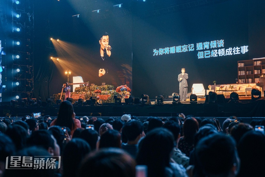 柏豪還帶來全新單曲的全球首次公開演唱。