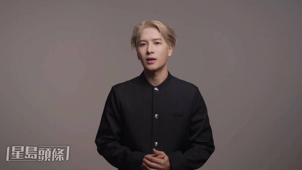 因海外行程未能到場領獎的Jackson,特別拍片致謝。 因海外行程未能到場領獎的Jackson,特別拍片致謝。