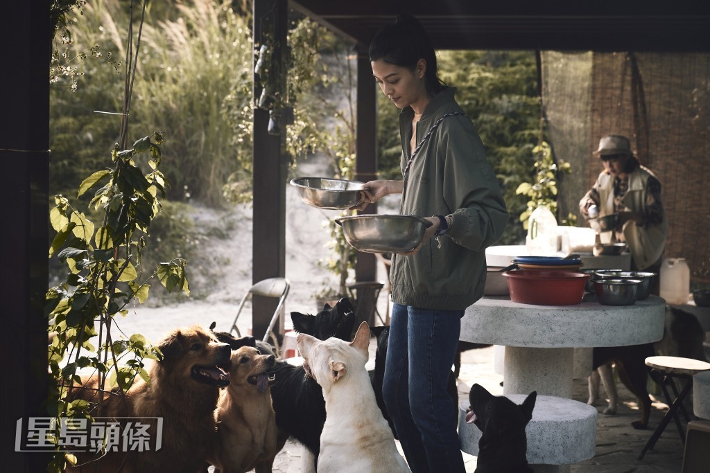 Amy Lo在劇中演動物義工。 Amy Lo在劇中演動物義工。