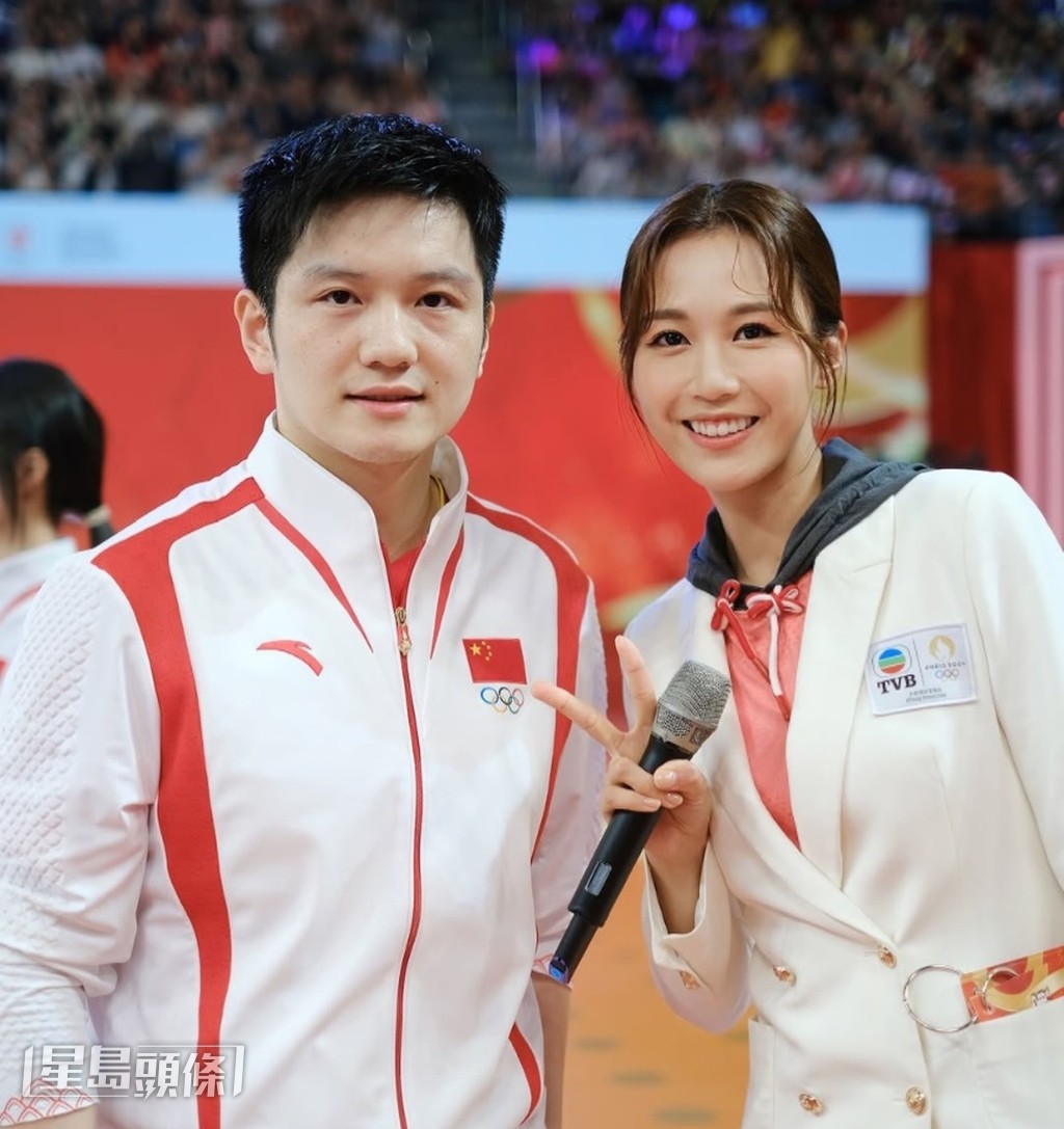 Roxanne初接奧運主持棒時戰戰兢兢,但現在已漸見大將之風。 Roxanne初接奧運主持棒時戰戰兢兢,但現在已漸見大將之風。