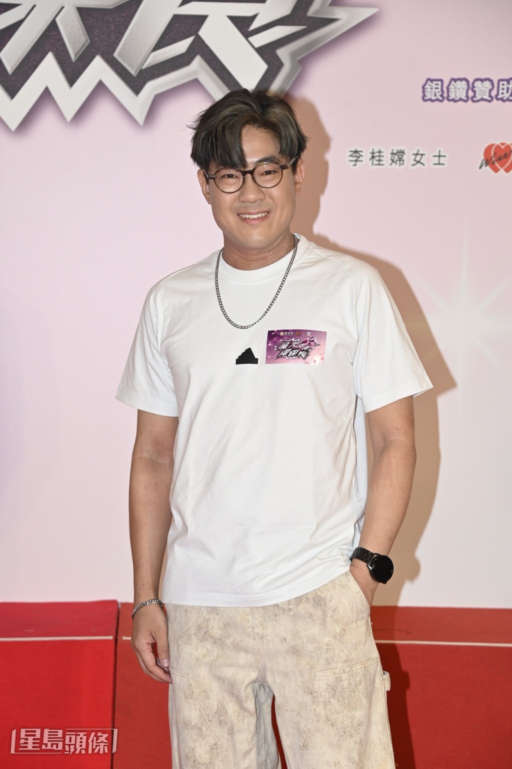 羅啟豪亦有出席《星光熠熠耀保良》綵排。