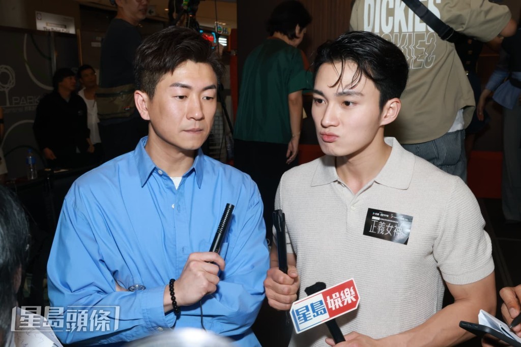 周嘉洛指靚仔大有人在，自己是賣才華。