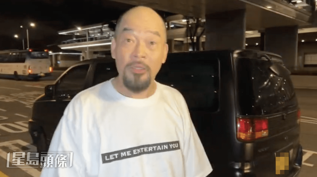 被問到有否在車禍中受傷,葛民輝打趣道:「如果有嘢就唔喺度喇!」蔡楚輝攝 被問到有否在車禍中受傷,葛民輝打趣道:「如果有嘢就唔喺度喇!」蔡楚輝攝