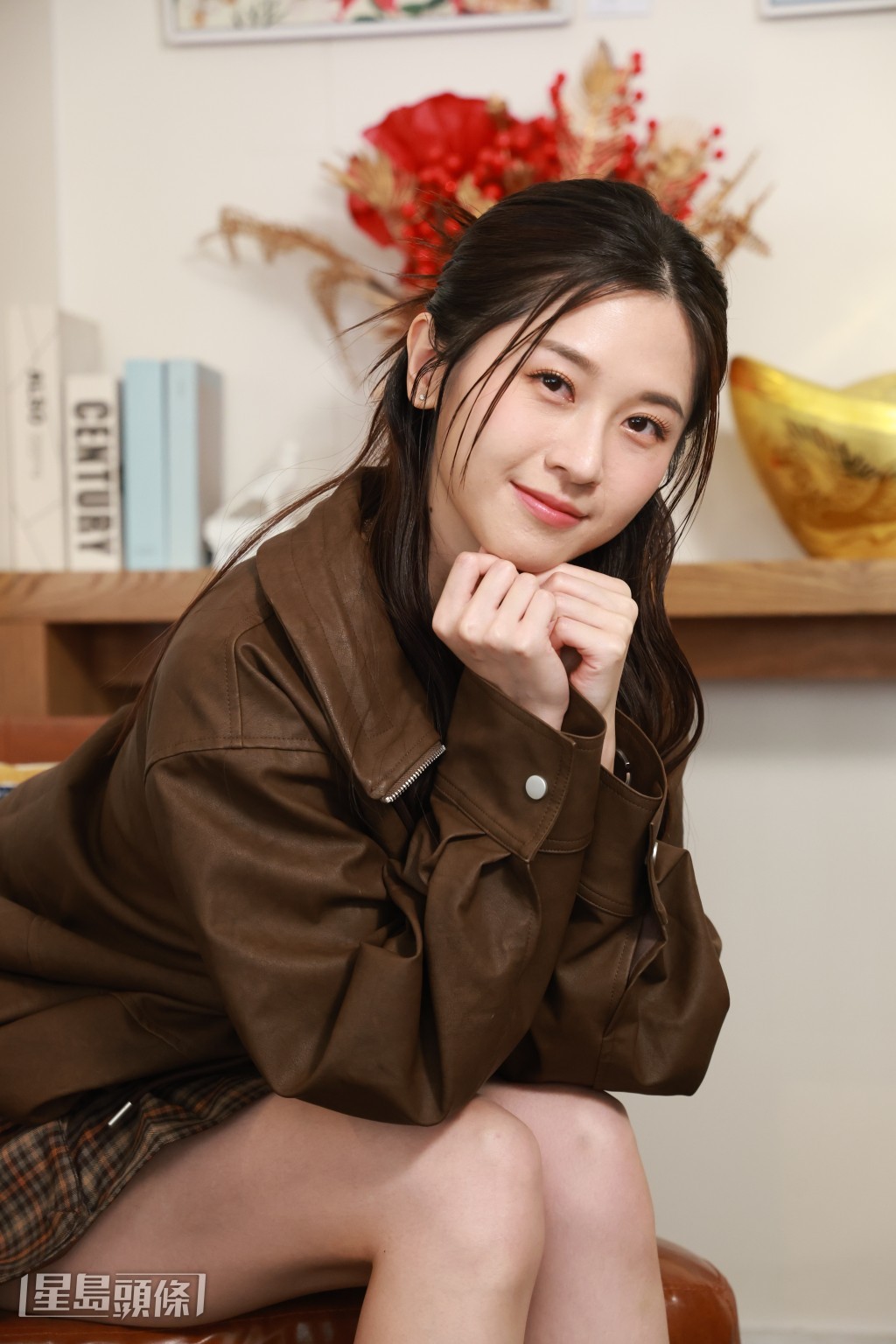 倪嘉雯指新年最難忘的就是回杭州探親。