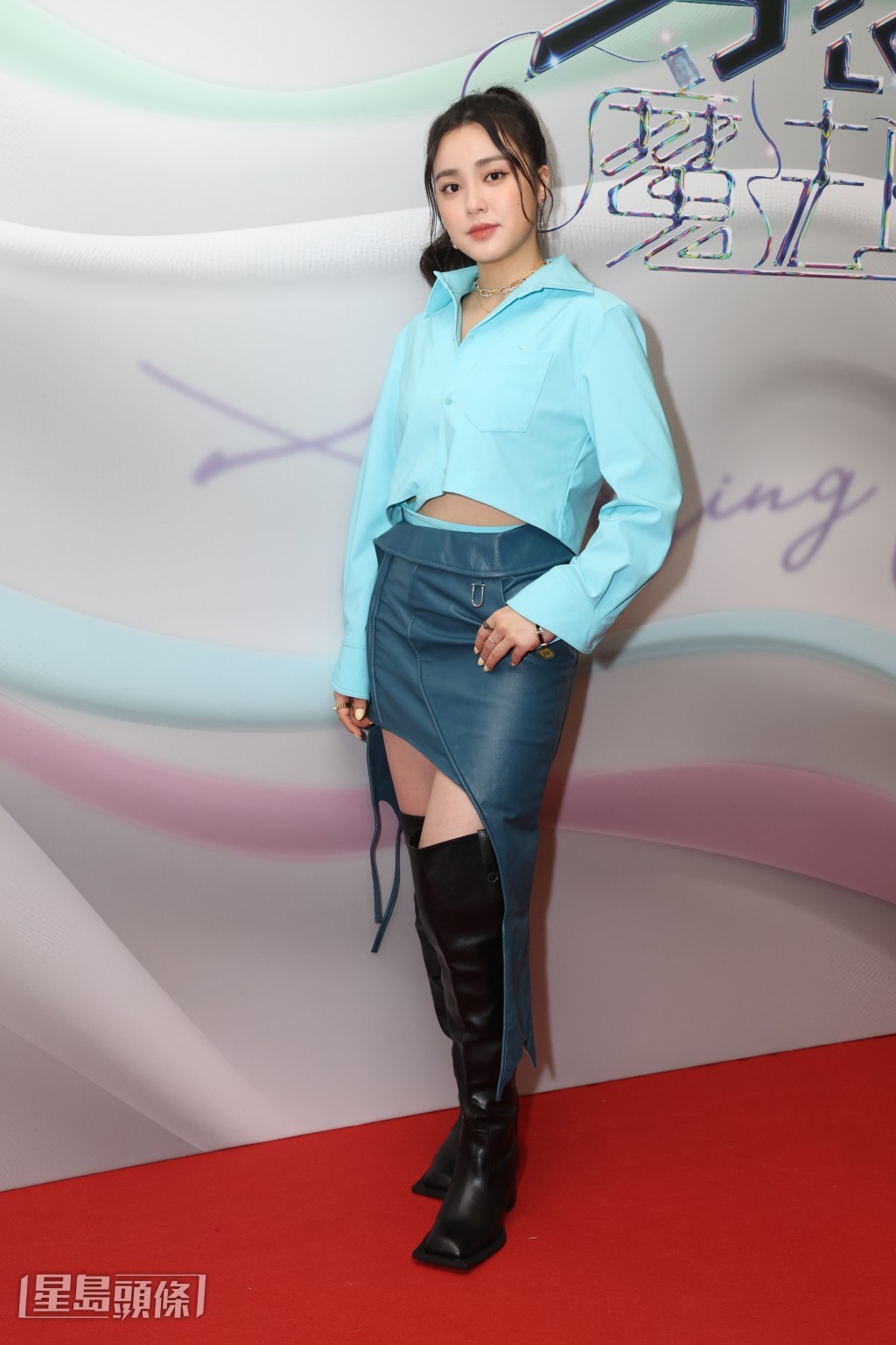 她指有份演出的處境劇《愛．回家》未拍完，要暫時和大家講拜拜。