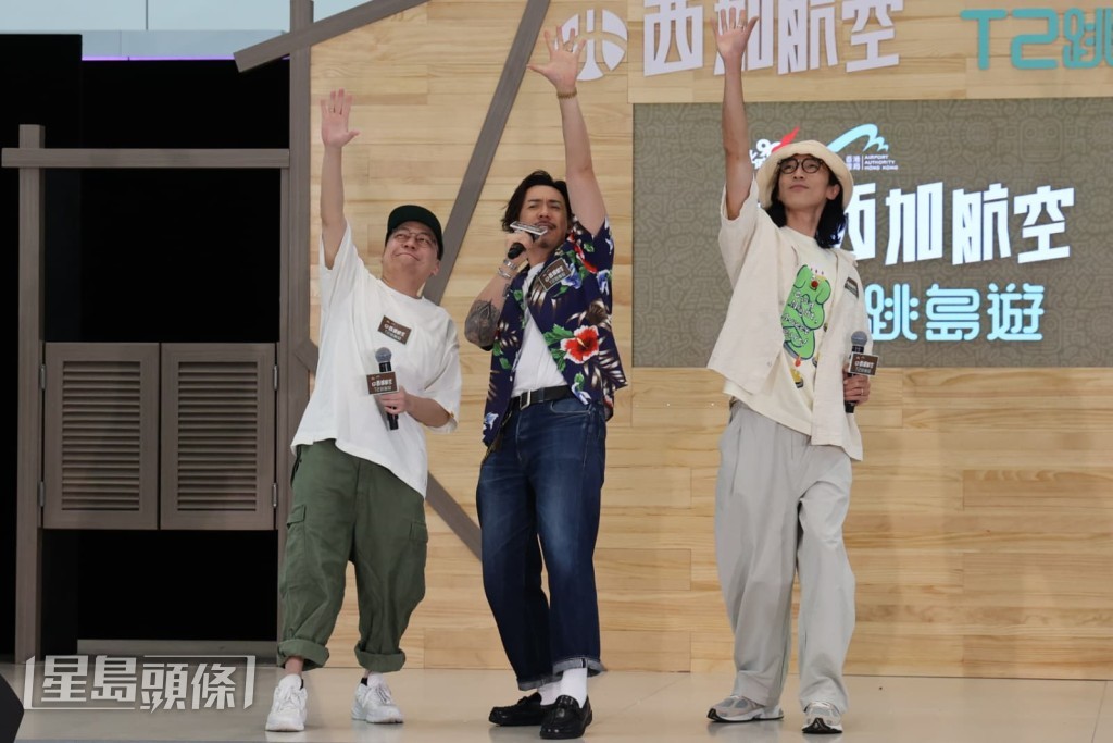 講到10月《人夫集團》綜藝Show,他們表示彩排已進入最後階段。 講到10月《人夫集團》綜藝Show,他們表示彩排已進入最後階段。