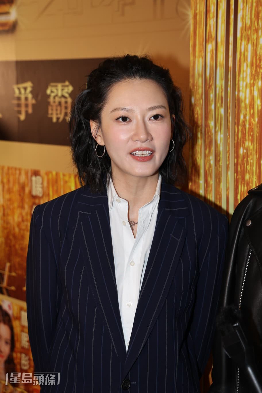 廖子妤亦笑謂有錢人很開心，之前在《毒舌大狀》正是演富豪太太，非常過癮。