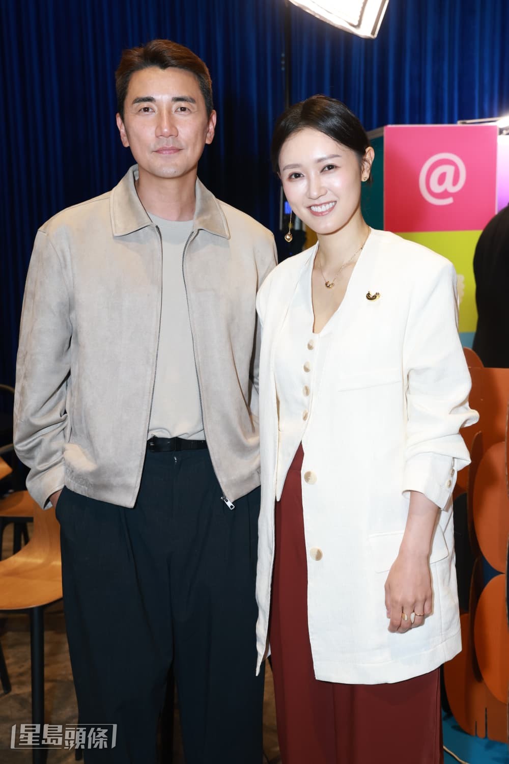 黃翠如未試過長時間離開1歲囝囝,洪永城笑言交給她屋企的男人(蕭正楠)。 黃翠如未試過長時間離開1歲囝囝,洪永城笑言交給她屋企的男人(蕭正楠)。