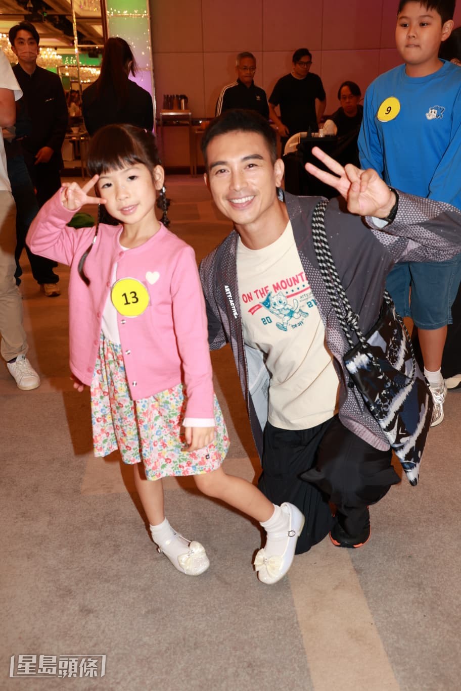 吳雲甫和女兒。