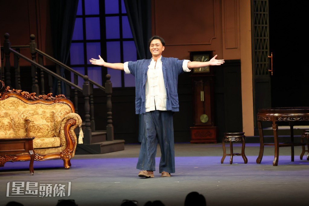 楊明坦言演出滿足感好大。 楊明坦言演出滿足感好大。