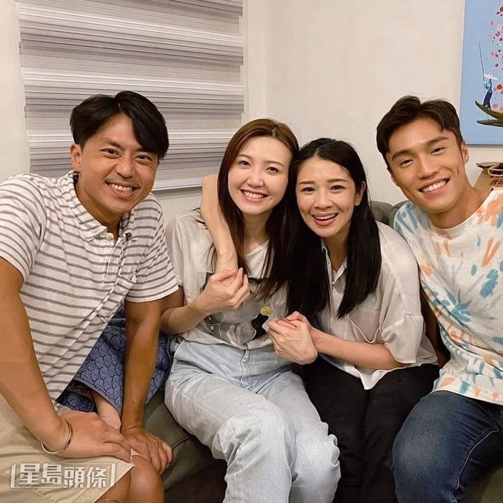 圈中人緣不錯的丁子朗，與吳若希、麥美恩、森美非常老友。
