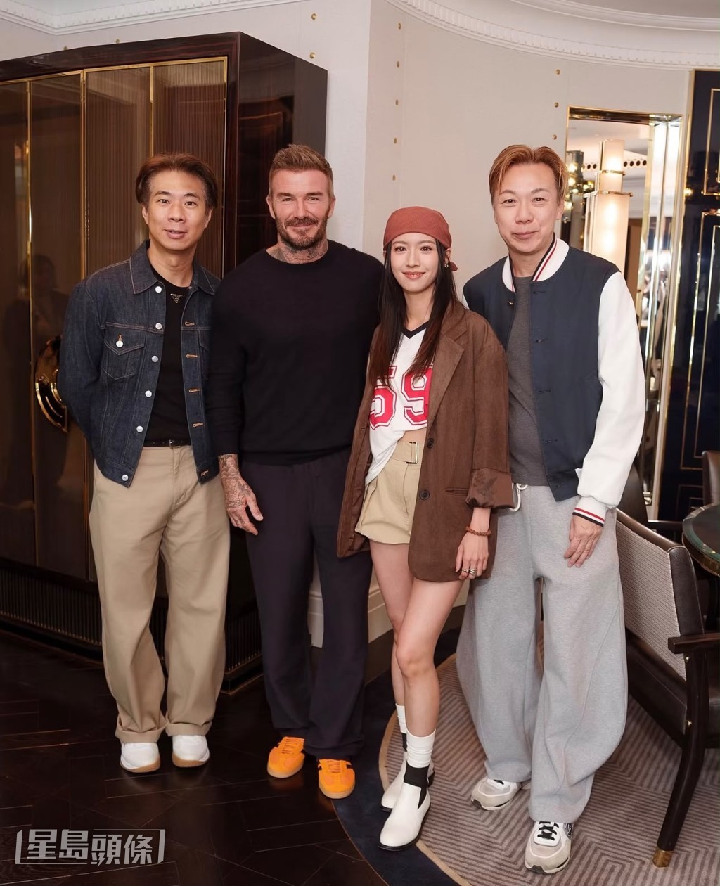 鄭紹康、蔡思貝與碧咸合照 鄭紹康、蔡思貝與碧咸合照