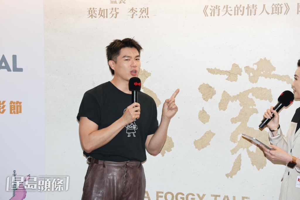 柯炜林笑言自己国语标准，但导演要求他要讲得不纯正。