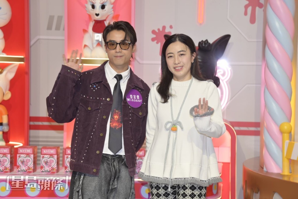  提到農曆年，她表示會留港度歲。