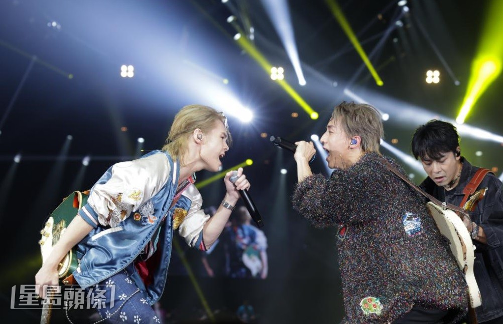 之前與周天衡為AK演唱會任嘉賓時曾大玩夾band，到自己搞個唱當然要jam下歌。