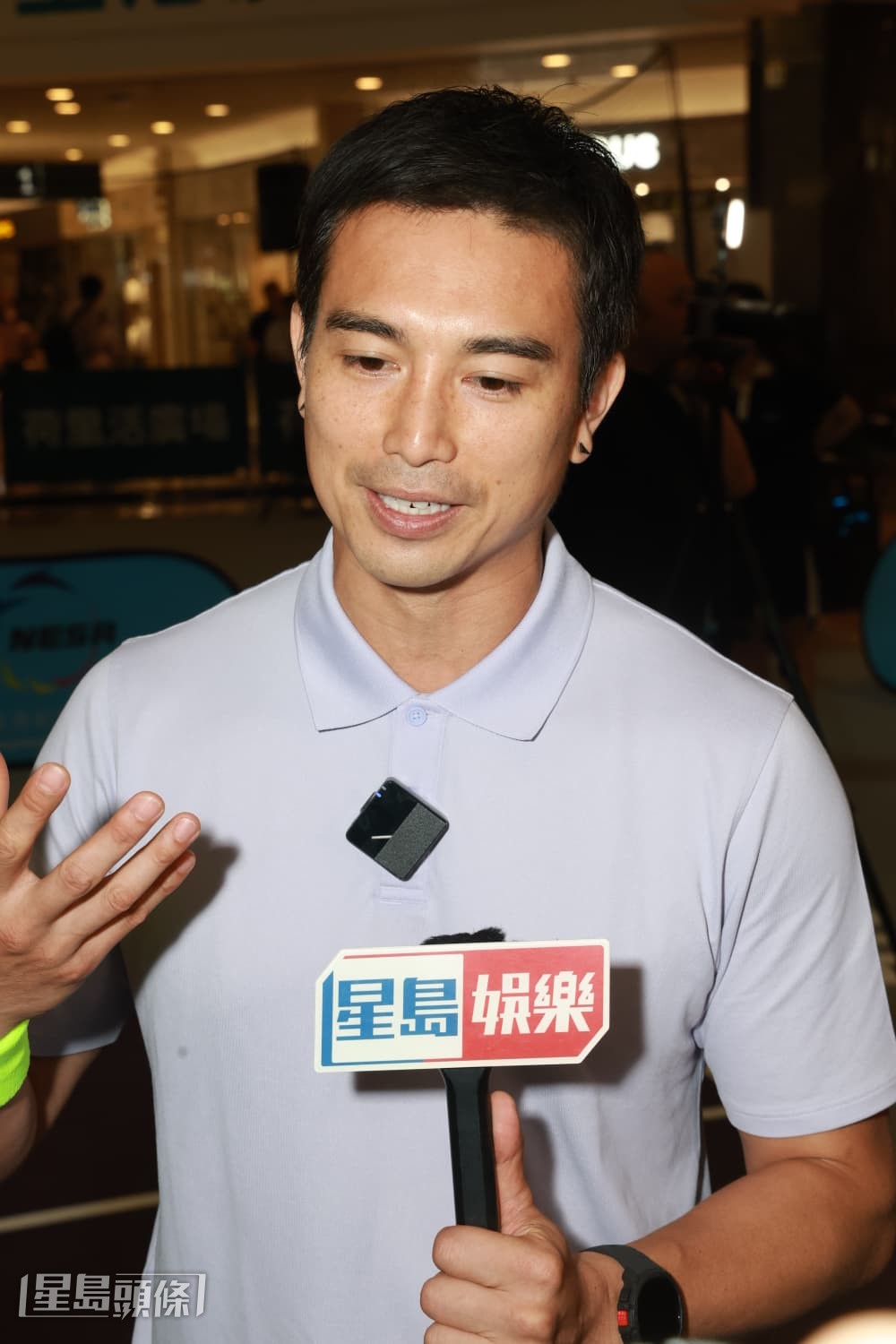 談到他訓練不少藝人參與HYROX比賽，他表示稍後也有意與其他教練組隊參賽。