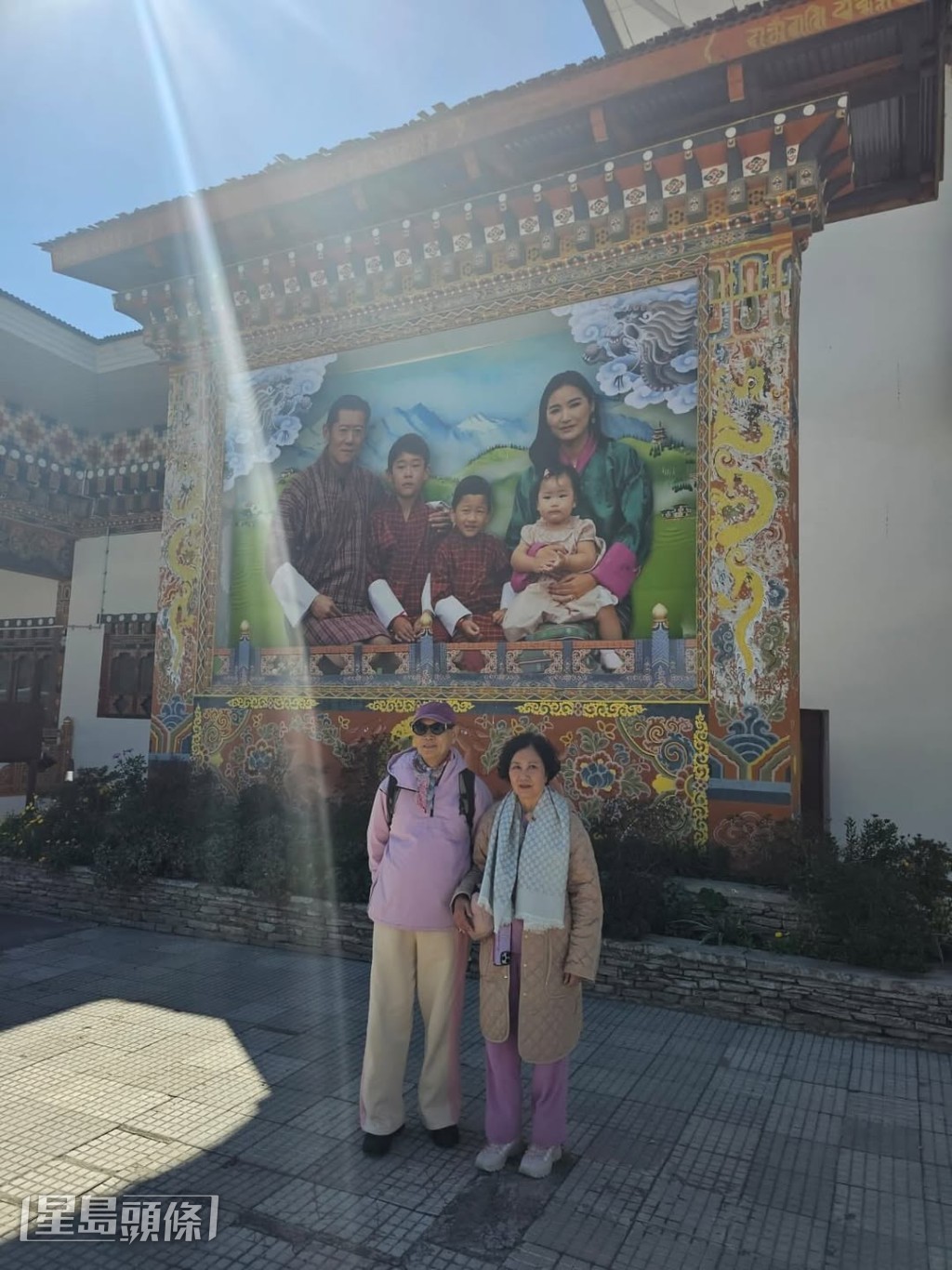 兩人的不丹之旅浪漫又溫馨。 兩人的不丹之旅浪漫又溫馨。