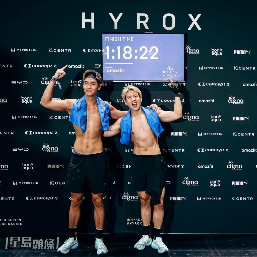 Kenny感恩表示,慶幸早前參加HYROX賽事,幾個月前已開始將自己的體能練好。 Kenny感恩表示,慶幸早前參加HYROX賽事,幾個月前已開始將自己的體能練好。