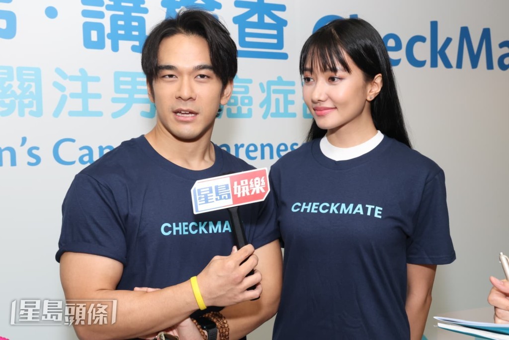 問是否也有結婚計劃?龐景峰指對於安排不能透露,想另一半有驚喜。 問是否也有結婚計劃?龐景峰指對於安排不能透露,想另一半有驚喜。