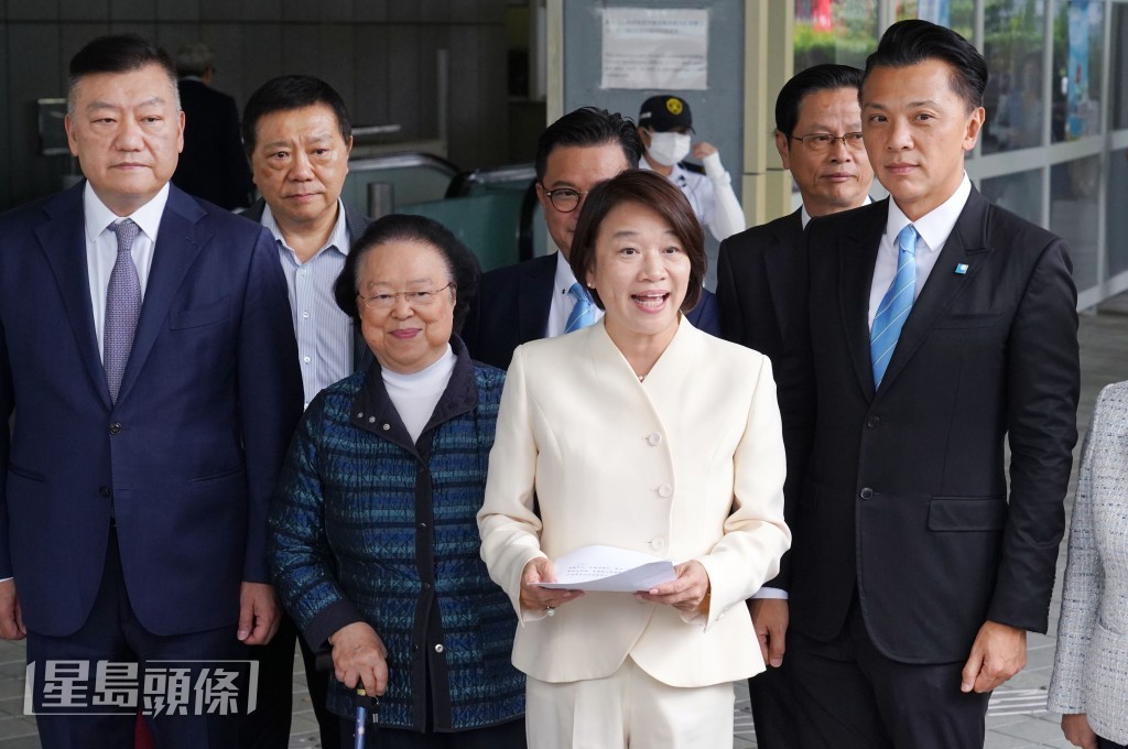 梁美芬表示對政黨非常有信心,相信黨中央很快宣布參選名單。 梁美芬表示對政黨非常有信心,相信黨中央很快宣布參選名單。