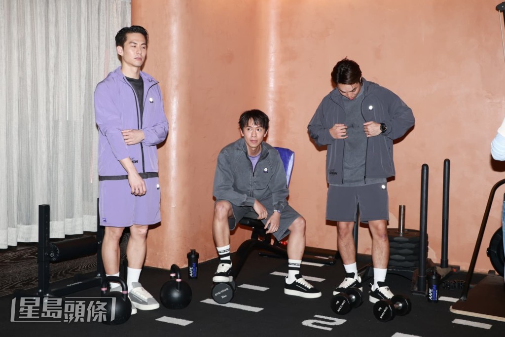 3子平日都有健身習慣。 3子平日都有健身習慣。