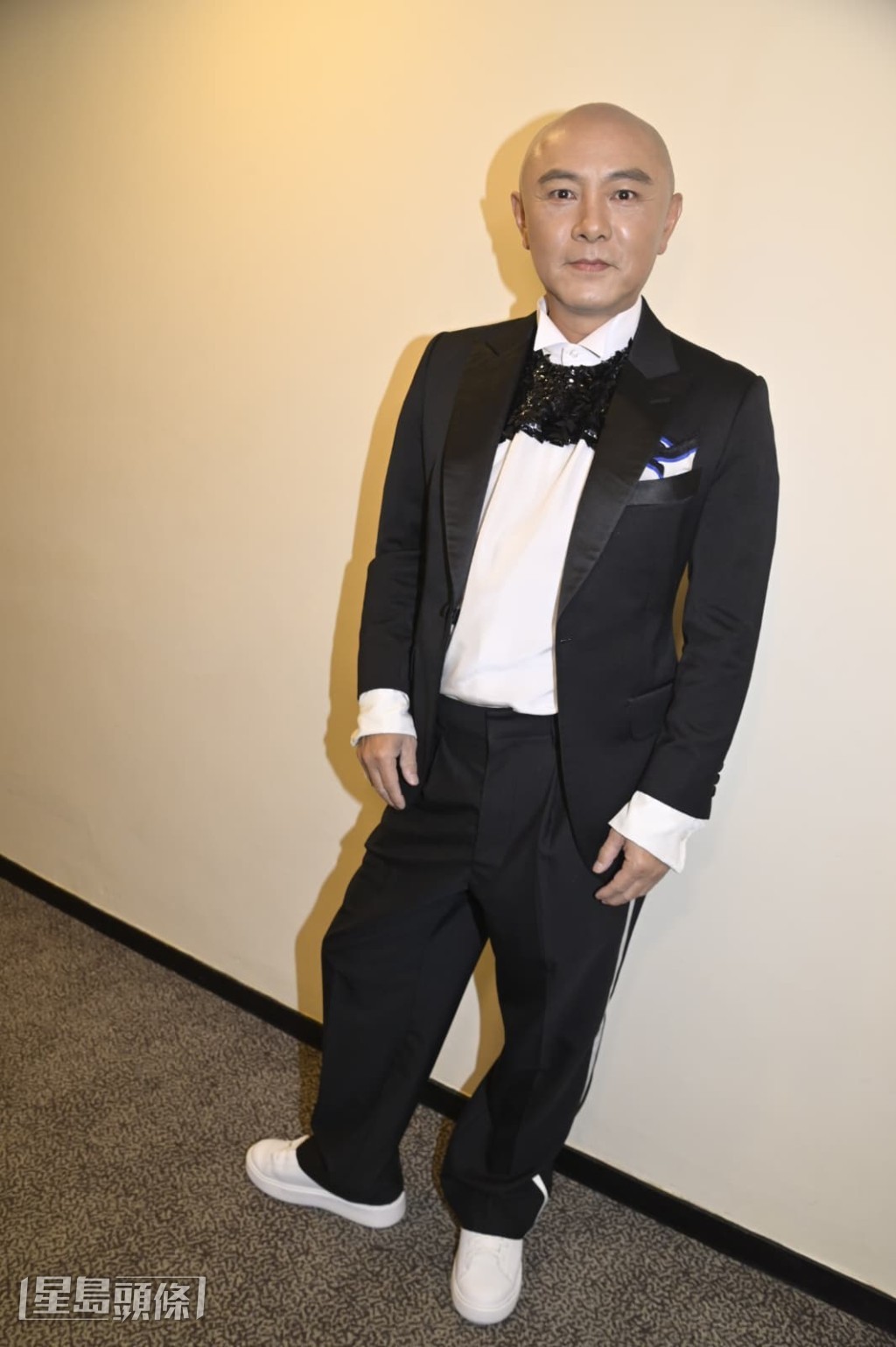 記者問,最希望多了什麼?他回答:「頭髮啦,梗係!」 記者問,最希望多了什麼?他回答:「頭髮啦,梗係!」