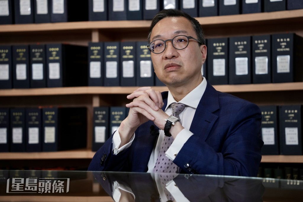 美国议员提案促考虑制裁名单包括律政司司长林定国。资料图片