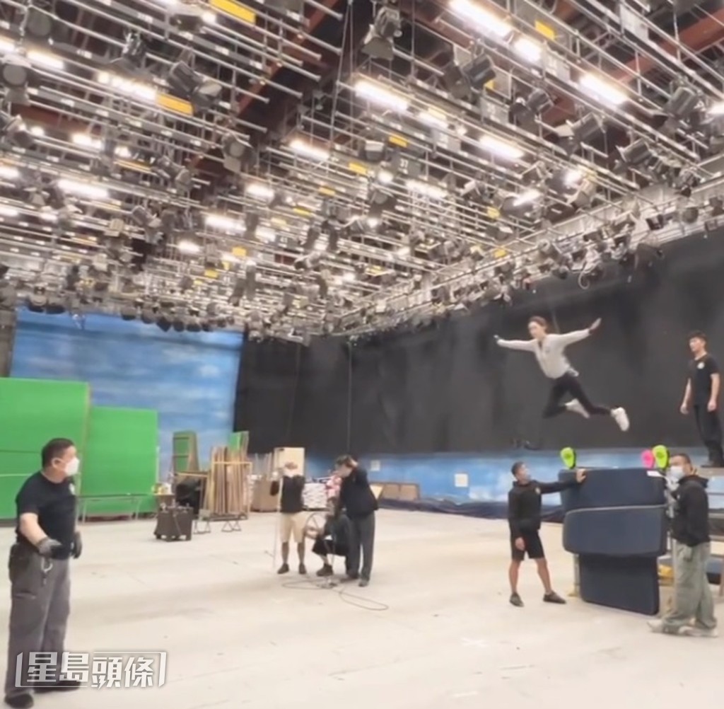 李海銅在訓練班時期已經很努力學習，初次吊威也亦毫不怯場。