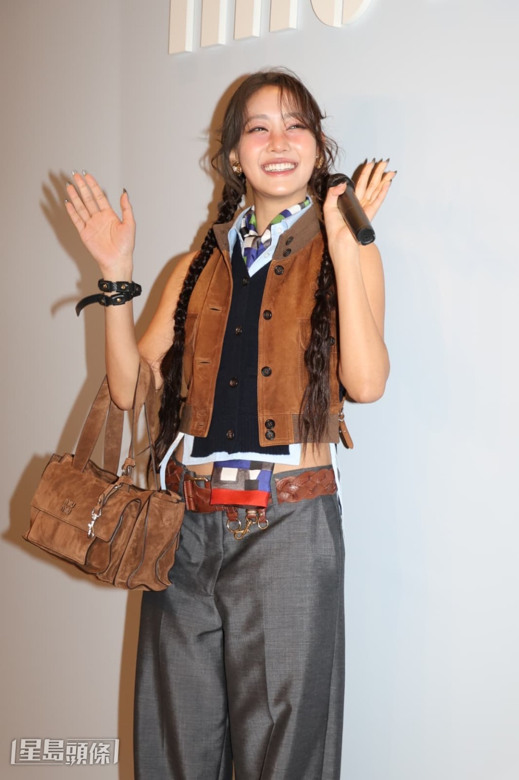 離開會場前，MINNIE亦特意再用廣東話講多兩句「多謝！」。