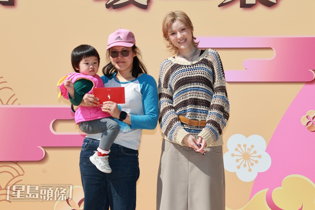 陳蕾覺得今次活動很有意義，尤其看到大家臉上掛住笑容。
