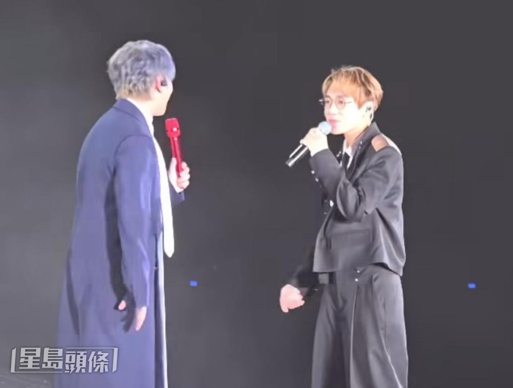 二人合唱了《四月物語》和《有一種傳說》。